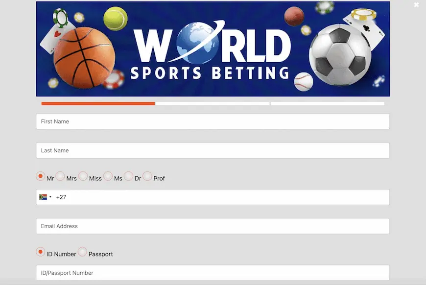 world sports betting sign up