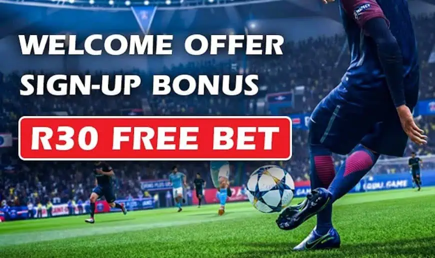 eBet SA R30 Free Bet Sign-Up Bonus