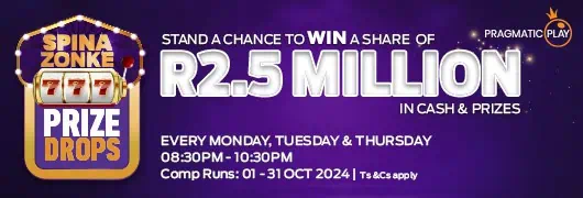 hollywoodbets spina zonke pragmatic play prize drops