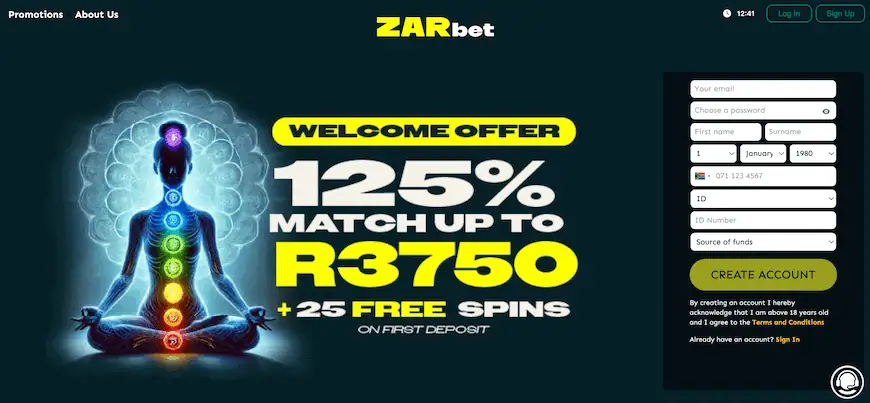 ZARbet Bonuses